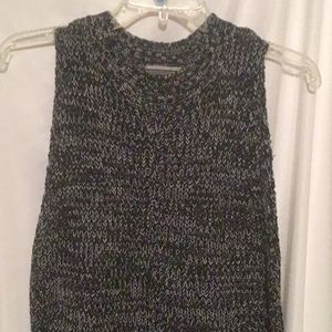 Allison Britney multi color sleeveless sweater dress Knee length. SZ M